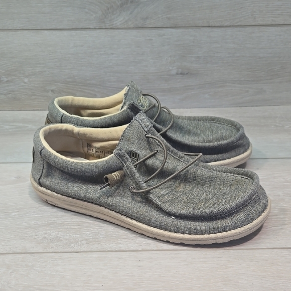 Hey Dude Men's Wally L Stretch Steppa Casual Shoes Sz 8 - Picture 1 of 10
